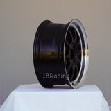 Rota Wheels GT3 1670 4X100 40 67.1 Black with Polish Lip