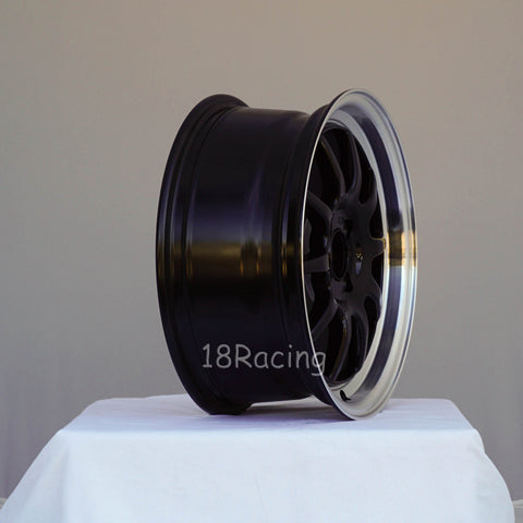 Rota Wheels GT3 1570 4X100 40 67.1 Black with Polish Lip – 18racing
