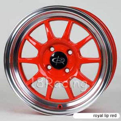 Rota Wheels GT3 1670 4X100 40 67.1 Red with Polish Lip