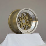 Rota Wheels Hachiju 1590 4X100 0 67.1  Gold with Polish Lip