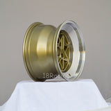 Rota Wheels Hachiju 1590 4X100 0 67.1  Gold with Polish Lip