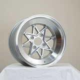 Rota Wheels Hachiju 1590 4X114.3 -15 73 Full Polish Silver