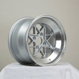 Rota Wheels Hachiju 1590 4X114.3 -15 73 Full Polish Silver