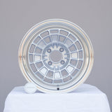 Rota Wheels HB10 1570 4X100 35 56.1 Silver with Polish Lip