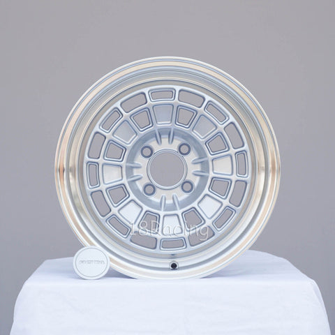 Rota Wheels HB10 1570 4X100 35 67.1 Flat black with Polish Lip
