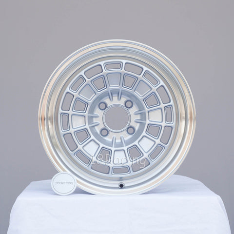Rota Wheels HB10 1570 4X100 35 67.1 Flat black with Polish Lip