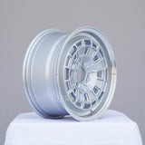 Rota Wheels HB10 1570 4X100 35 56.1 Silver with Polish Lip