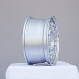 Rota Wheels HB10 1570 4X100 35 56.1 Silver with Polish Lip