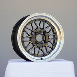 Rota Wheels Kensei 1570 4X114.3 25 73  Hyperblack with Polish Lip