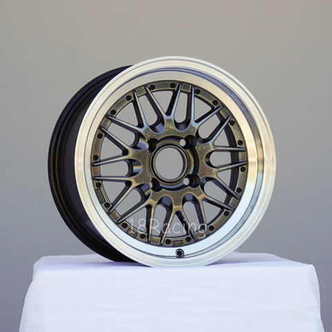 Rota Wheels Kensei 1570 4X110 25 73 Hyperblack with Polish