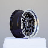 Rota Wheels Kensei 1570 4X95.25 25 57.1  Hyperblack with Polish Lip