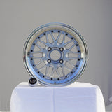 Rota Wheels Kensei 1570 4X114.3 25 73  Silver with Polish Lip