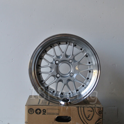 Rota Wheels Kensei 1590 4X114.3 -15 73 Silver with Polish Lip