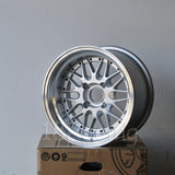 Rota Wheels Kensei 1580 4X114.3 0 73 Silver with Polish Lip