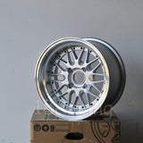 Rota Wheels Kensei 1580 4X100 0 67.1 Silver with Polish Lip
