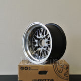 Rota Wheels Kensei 1580 4X100 0 67.1 Hyperblack with Polish Lip