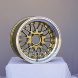 Rota Wheels Kensei 1580 4X114.3 0 73 Gold with Polish Lip