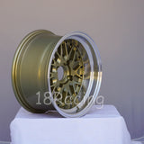 Rota Wheels Kensei 1580 4X100 0 67.1 Gold with Polish Lip