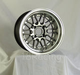 Rota Wheels Kensei 1590 4X100 0 67.1 Hyperblack with Polish Lip