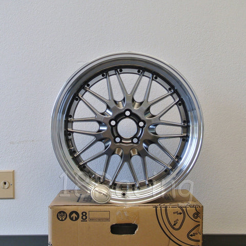 Rota Wheels Kensei 1895 5X100 35 73 Hyperblack with Polish Lip
