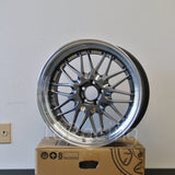 Rota Wheels Kensei 1895 5X114.3 25 73 Hyperblack with Polish Lip