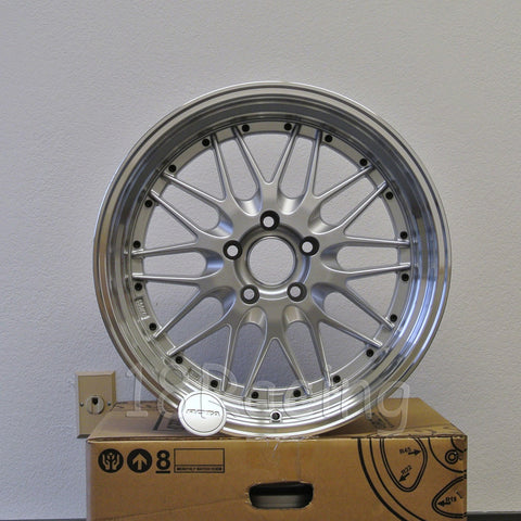 Rota Wheels Kensei 1895 5X100 35 73 Silver with Polish Lip