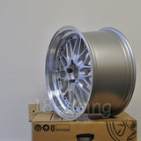 Rota Wheels Kensei 1895 5X100 35 73 Silver with Polish Lip