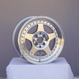Rota Wheels Kyusha 1570 4X95.25 25 72.6 FULL POLISH SILVER