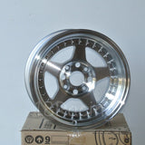 Rota Wheels Kyusha 1580 4X114.3 0 73 Full Polish Silver
