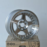 Rota Wheels Kyusha 1580 4X114.3 0 73 Full Polish Silver