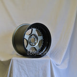 Rota Wheels Kyusha 1590 4X100 0 67.1 Steel Grey with Black Lip