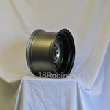 Rota Wheels Kyusha 1590 4X100 0 67.1 Steel Grey with Black Lip