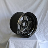 Rota Wheels Kyusha 1590 4X114.3 -15 73 Flat Black with Yamaha Black Lip