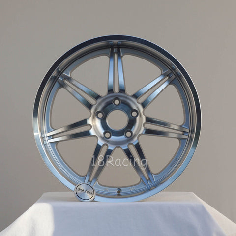 Linea Corse Wheels Dyna 1910 5X120 37  72.6 Full Polish Silver