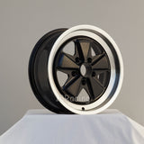 Linea Corse Wheel PSD 17X7.5  5X130  35 71.6 Glossy Black With Polish Lip No Cap