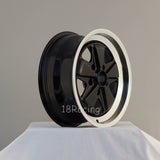 Linea Corse Wheel PSD 17X7.5  5X130  35 71.6 Glossy Black With Polish Lip No Cap