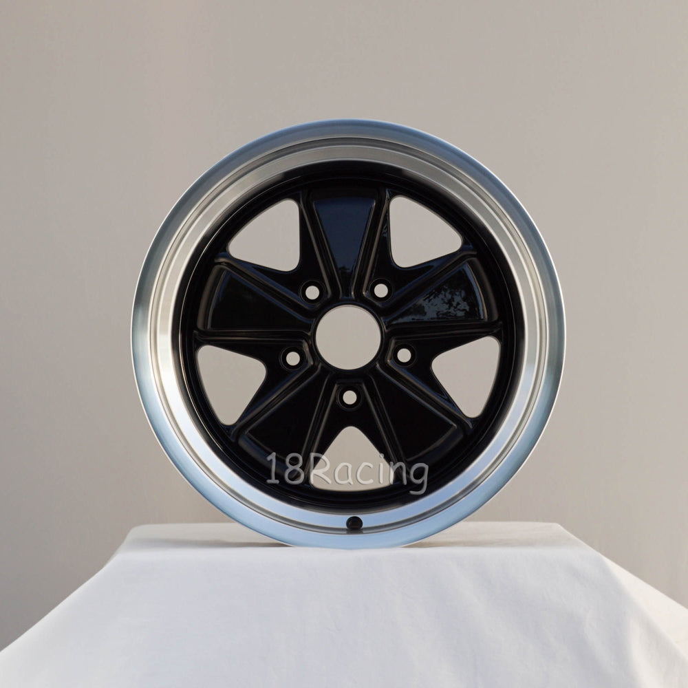 Linea Corse Wheel PSD 17X9  5X130 16  71.6 Glossy Black With Polish Lip No Cap