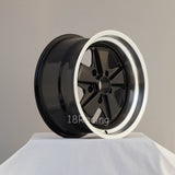 Linea Corse Wheel PSD 17X11   5X130 16  71.6 Glossy Black With Polish Lip No Cap