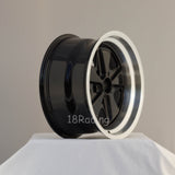 Linea Corse Wheel PSD 17X9  5X130 16  71.6 Glossy Black With Polish Lip No Cap