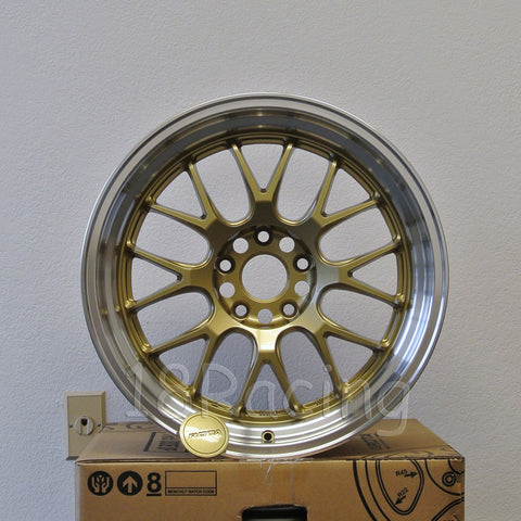 Rota Wheels MXR-F 1885 5x100 44 73 Gold with Polish Lip