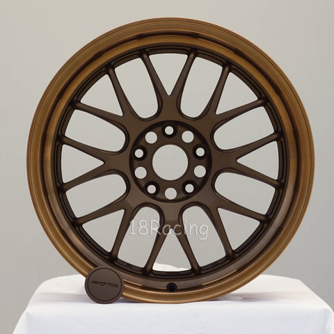 Rota Wheels MXR-F 1885 5x114.3 44 73 Matte Bronze with Sport Bronze Lip