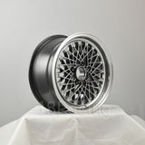 Rota Wheels Os Mesh 1570 4X114.3 20 73 Hyperblack with Polish Lip