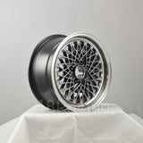 Rota Wheels Os Mesh 1570 4X95.25 25 57.1 Hyperblack with Polish Lip