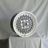 Rota Wheels Os Mesh 1580 4X114.3 10 73 Silver with Polish Lip