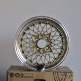 Rota Wheels Os Mesh 1570 4x95.25 25 57.1  Gold with Polish Lip