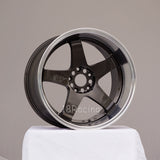 Rota Wheels P-45 R 1812 5X114.3 20  73 Gunmetal with Polish Lip.