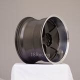 Rota Wheels P-45 R 1812 5X114.3 20  73 Gunmetal with Polish Lip.