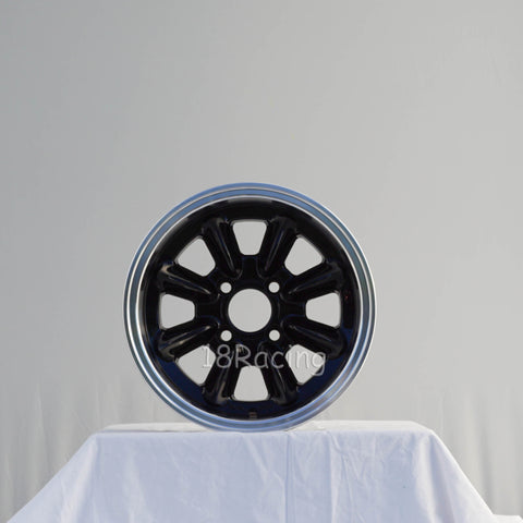 Rota Wheels RB 1380 4X100 20 67.1 Black with Polish Lip