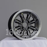 Rota Wheels RB 1380 4X114.3 4 73 Hyperblack with Polish Lip