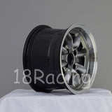 Rota Wheels RB 1380 4X114.3 4 73 Hyperblack with Polish Lip